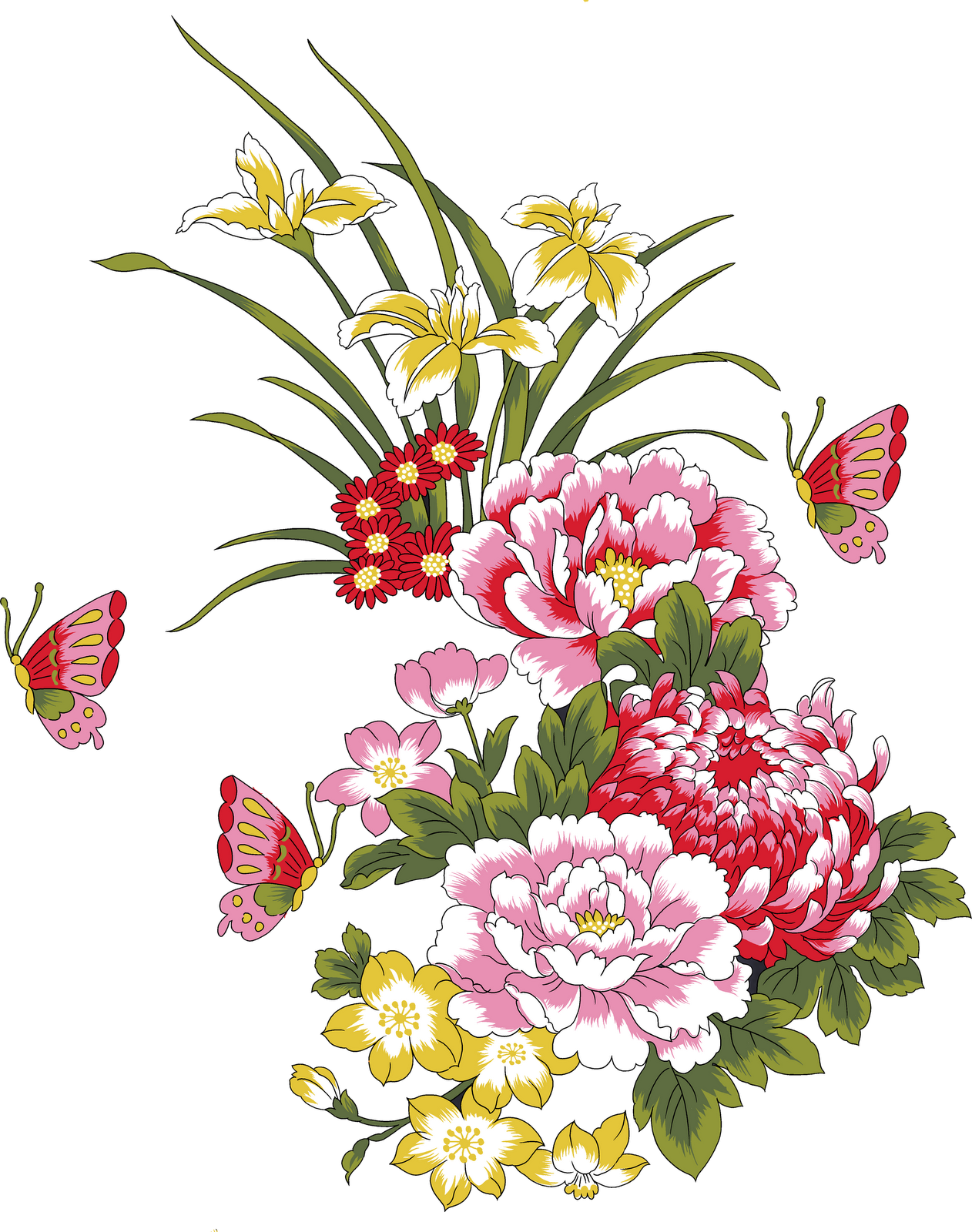 Коллекция картинок: Цветы (png - очень большие)