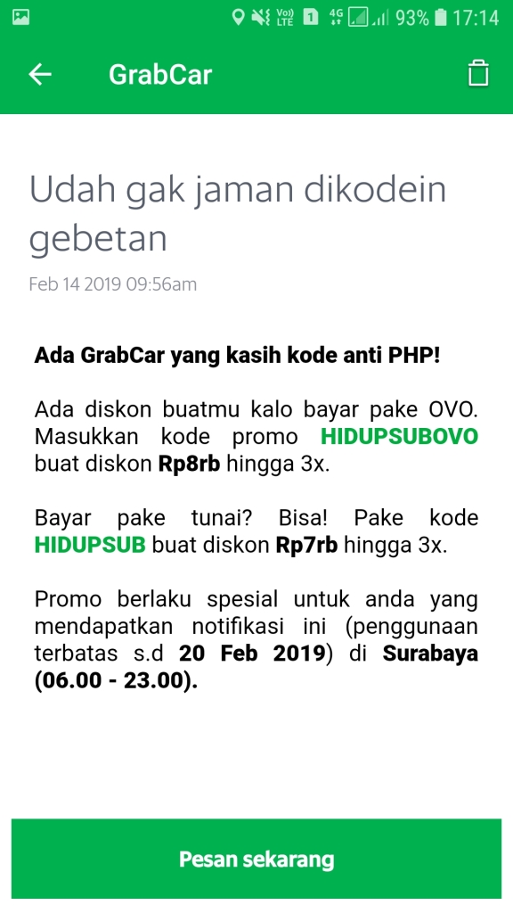 Kode Promo Grab Terbaru April 2021 Untuk Pengguna Lama Dan Baru Barcodeharga Harga Promo Alfamart Indomaret Giant Hypermart Superindo Lottemart Carrefour
