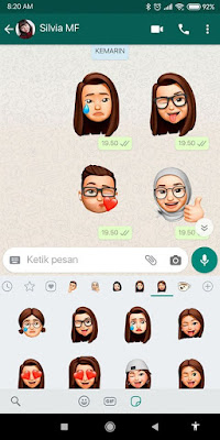 How to Send Memoji Sticker on Whatsapp Android Like Iphone 4