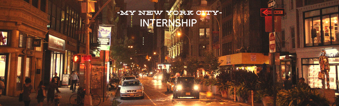 My NYC internship