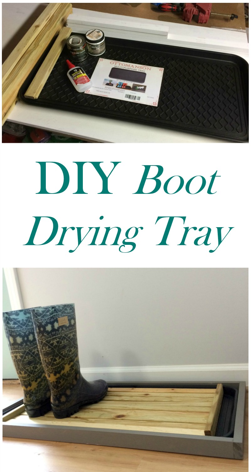 Real Girl's Realm DIY Boot Tray (One Room Challenge) Week 6