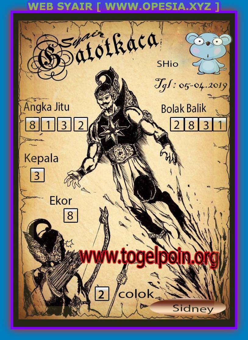 Forum Syair Sdy Jumat 5 April 2019 ZONA CODE SYAIR SGP