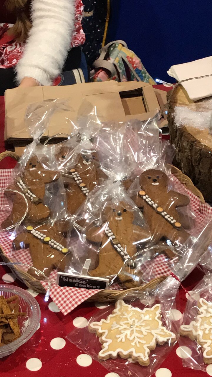 Wookie shaped cookies
