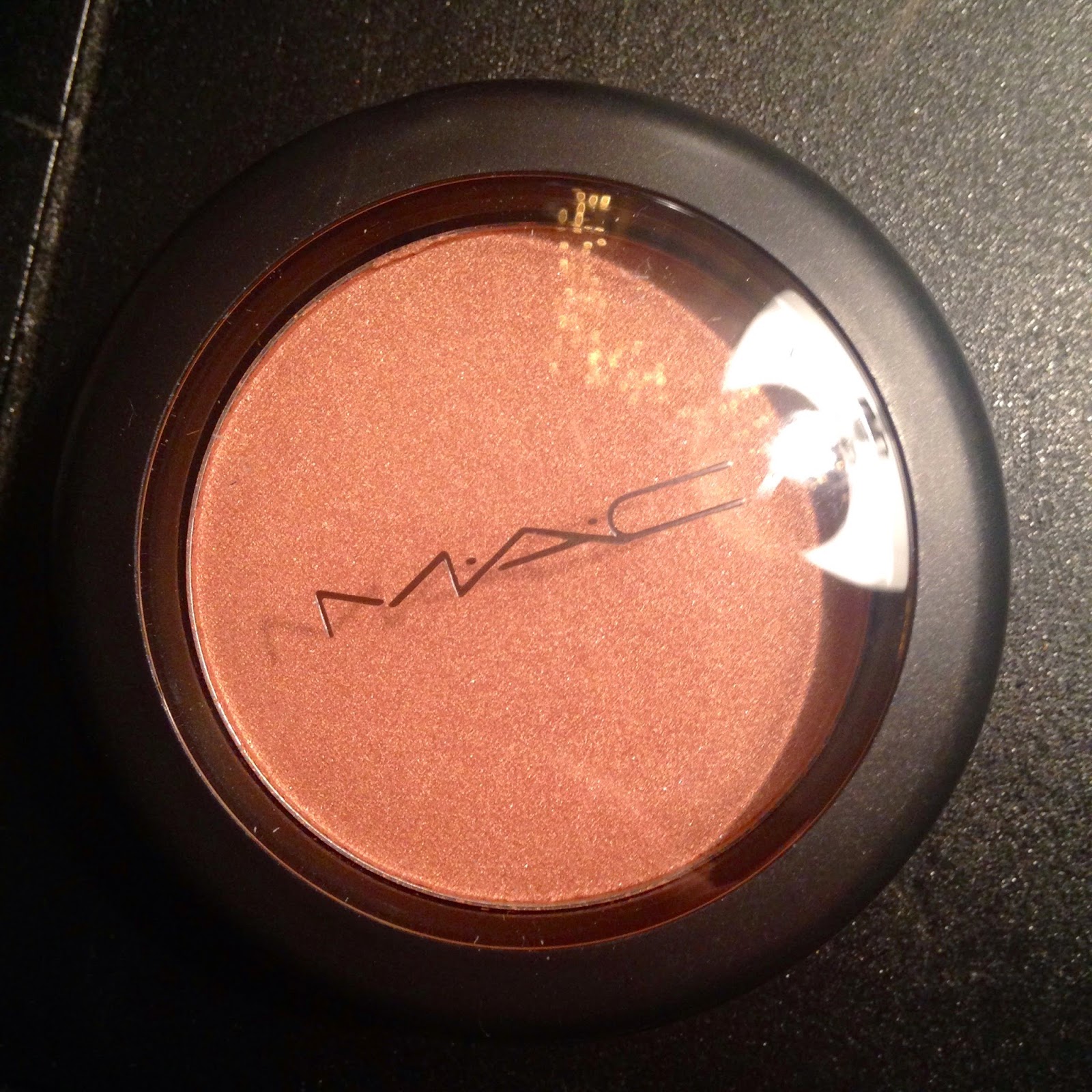 The Epitome of a Golden Glow Mac Trace Gold Blush jackie 0. monroe