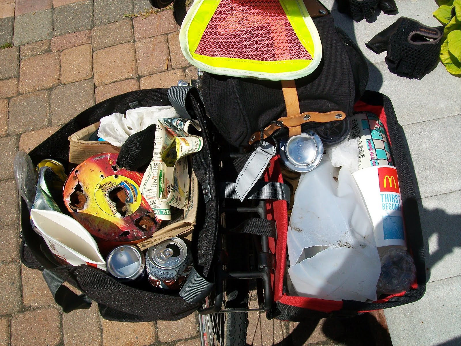 Still Plenty of Roadside Litter for Velosters to Clean Up.