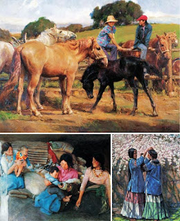 Жанровая живопись Китая 20-го века