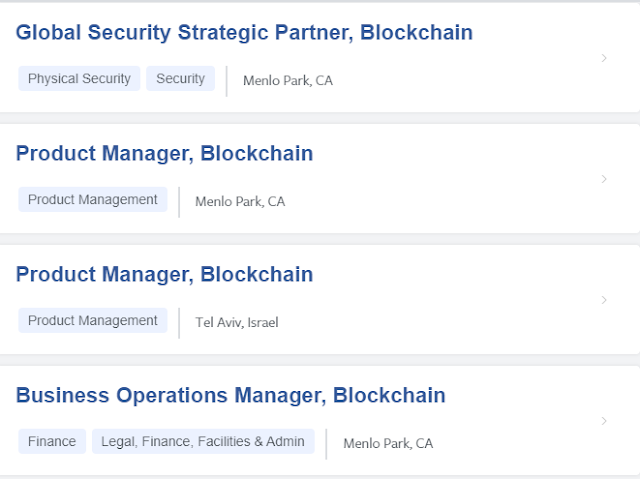 facebook hiring blockchain experts facebook hiring blockchain experts