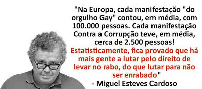 Miguel Esteves Cardoso gay citação