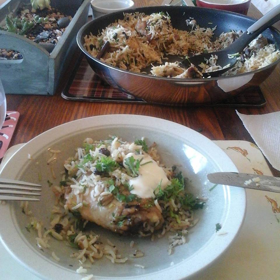 Bistro 164 Chicken with Caramelized Onion and Cardamom Rice