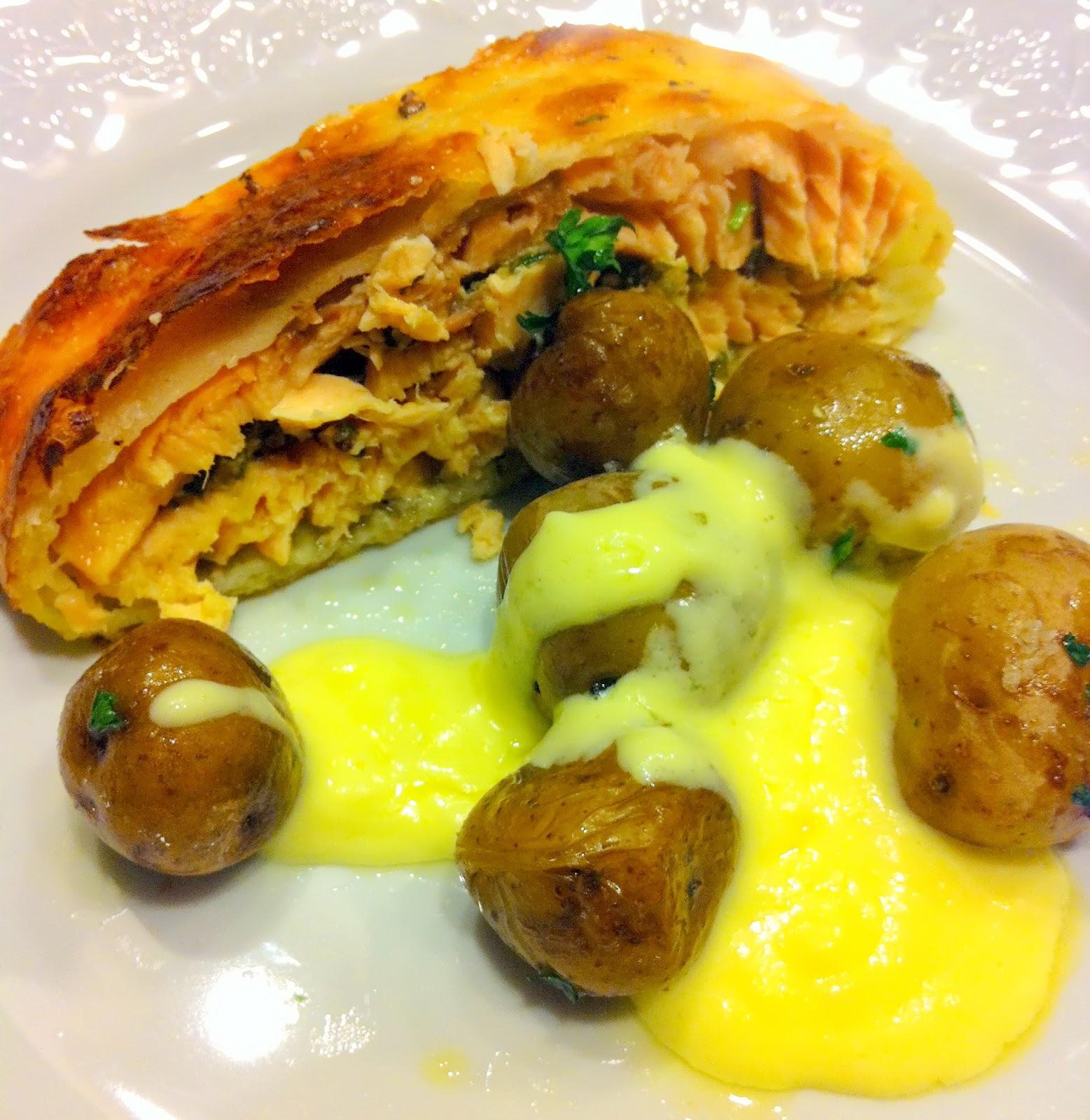 cooking classes london uk Salmon en croûte GORDON RAMSAY