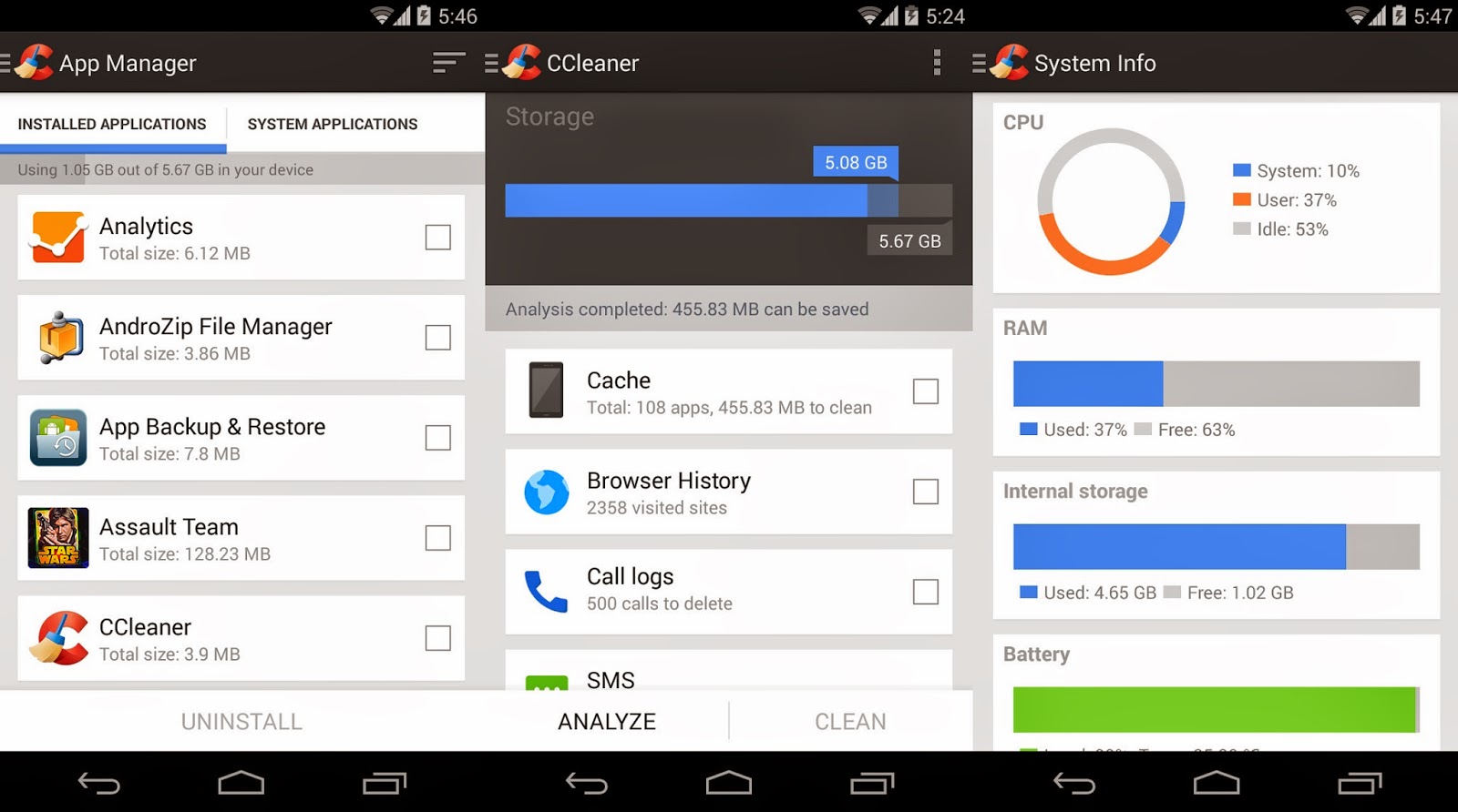 6 Clean Up Apps For Your Android TechFools
