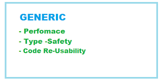 Generic - Perfomace -Type -safe 