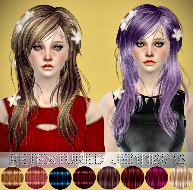 My Sims 4 Blog Hair Retextures By Jennisims