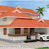 4 BHK sloped roof house in 1830 sq.feet