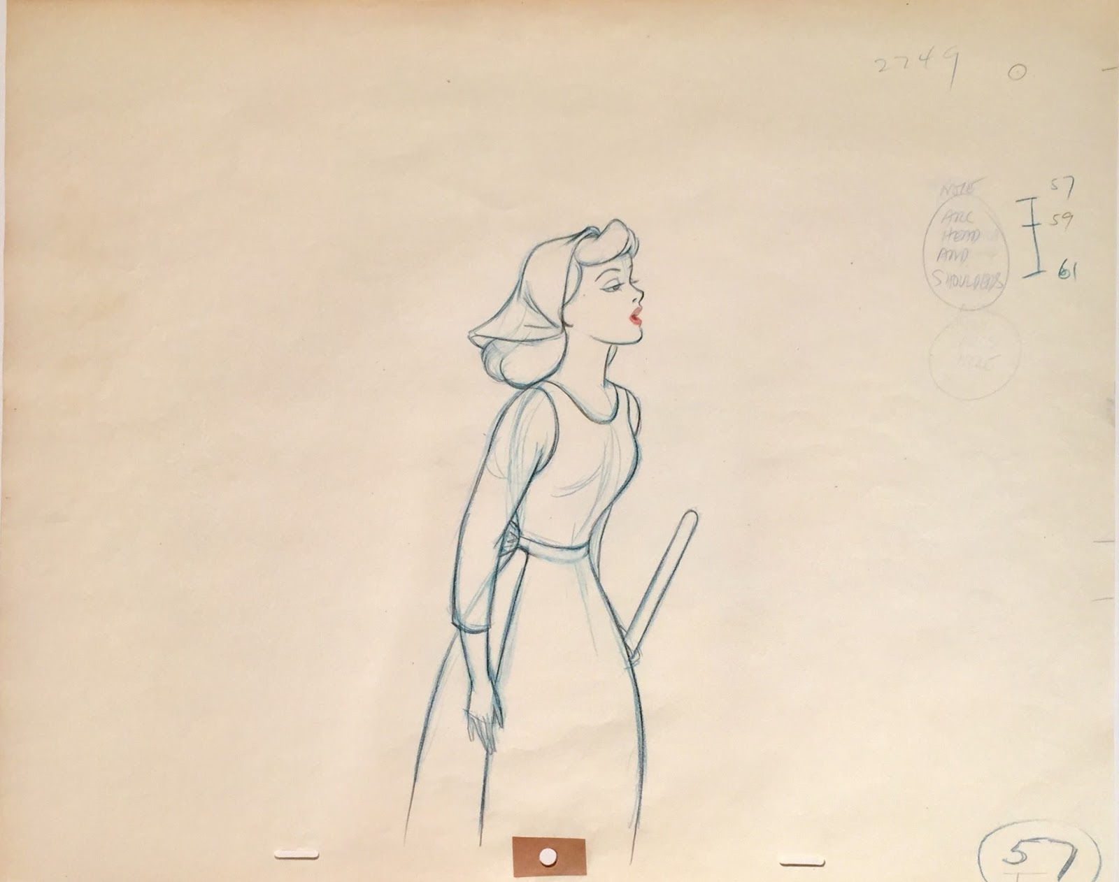 Animation Collection: Original Production Animation Drawing of