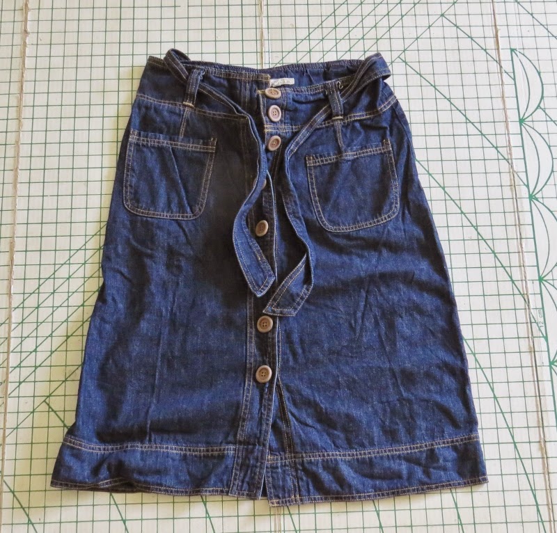 Creating my way to Success: Denim Teddy Bear - a clothes upcycle