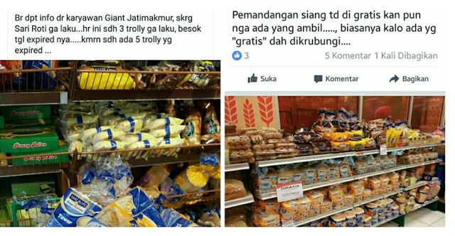 Laa Ilaaha Illallah! Meski Digratiskan, Sari Roti Tetap Utuh Nggak Ada Yang Mau Ambil