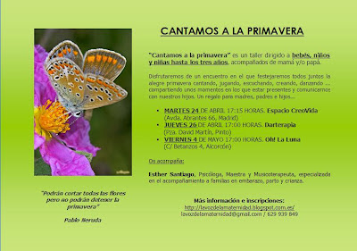 PRIMAVERA, PRIMAVERA…