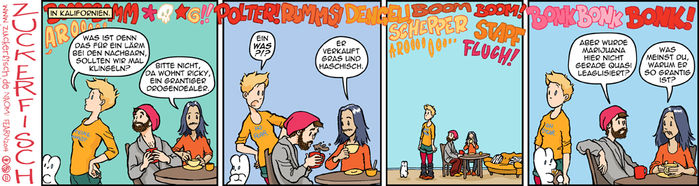 Comic Zeichner Naomi Fearn bei Zuckerfisch Comic vom 27. Februar 2014!