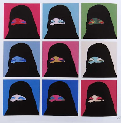 Andy Warhol Burka Cartoon