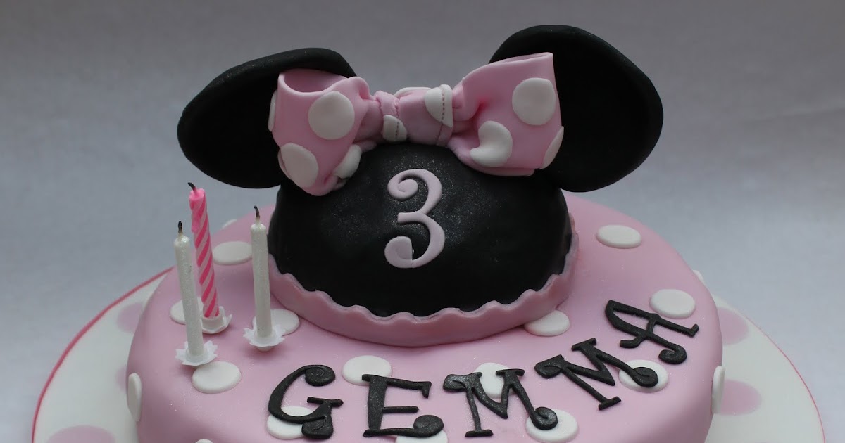 How To Make A Minnie Mouse Face Cake With Fondant How To Make A Minnie Mouse Face Cake With Fondant