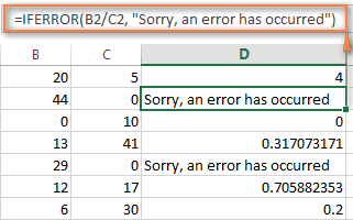 Remove errors in Excel with IFERROR and IFNA functions - Useful Excel Tips