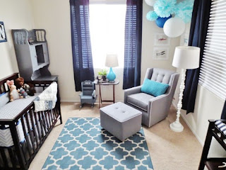 Cuartos de bebé en azul - Ideas para decorar dormitorios