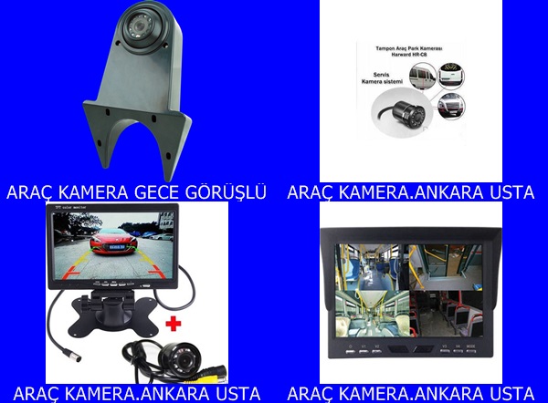 arac kamera monitor kayit cihazi montaji ankara