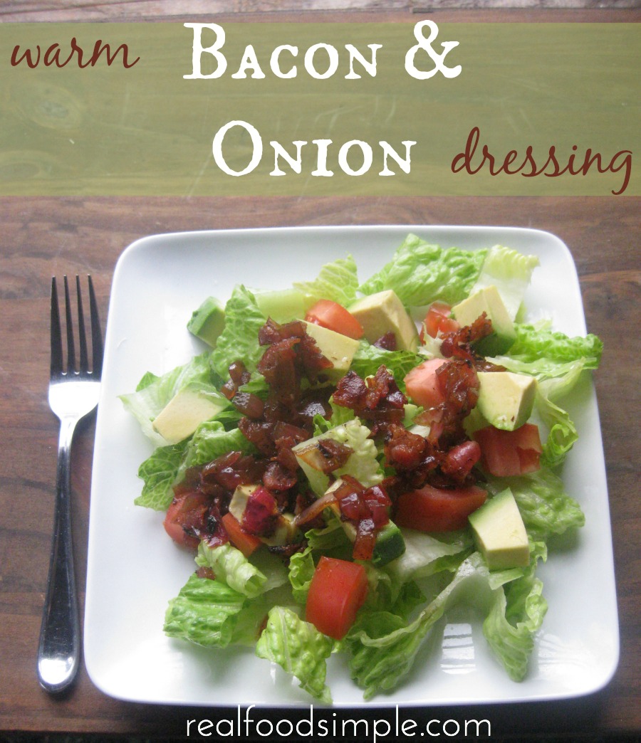 Warm Bacon Dressing suzyhomemaker