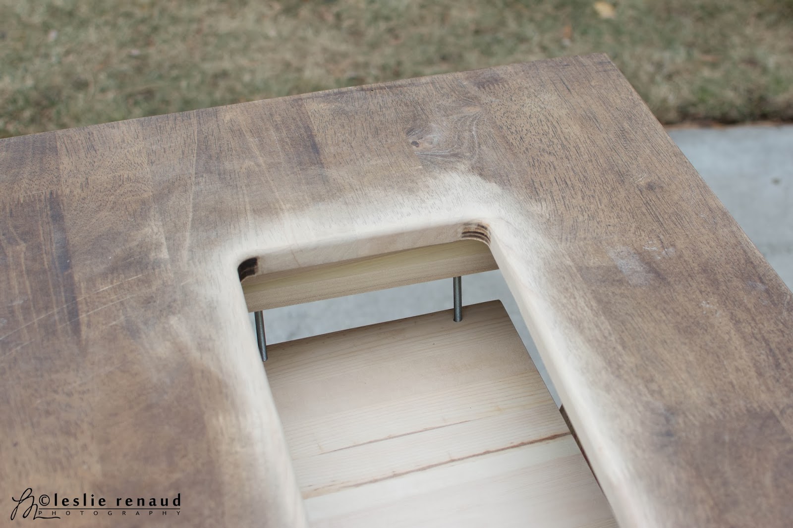 The Lucky Fox Recessed sewing table