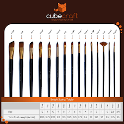 brush paint painting watercolor sizes types acrylic artist rigger face piece acrylics cubecraft fan includes
