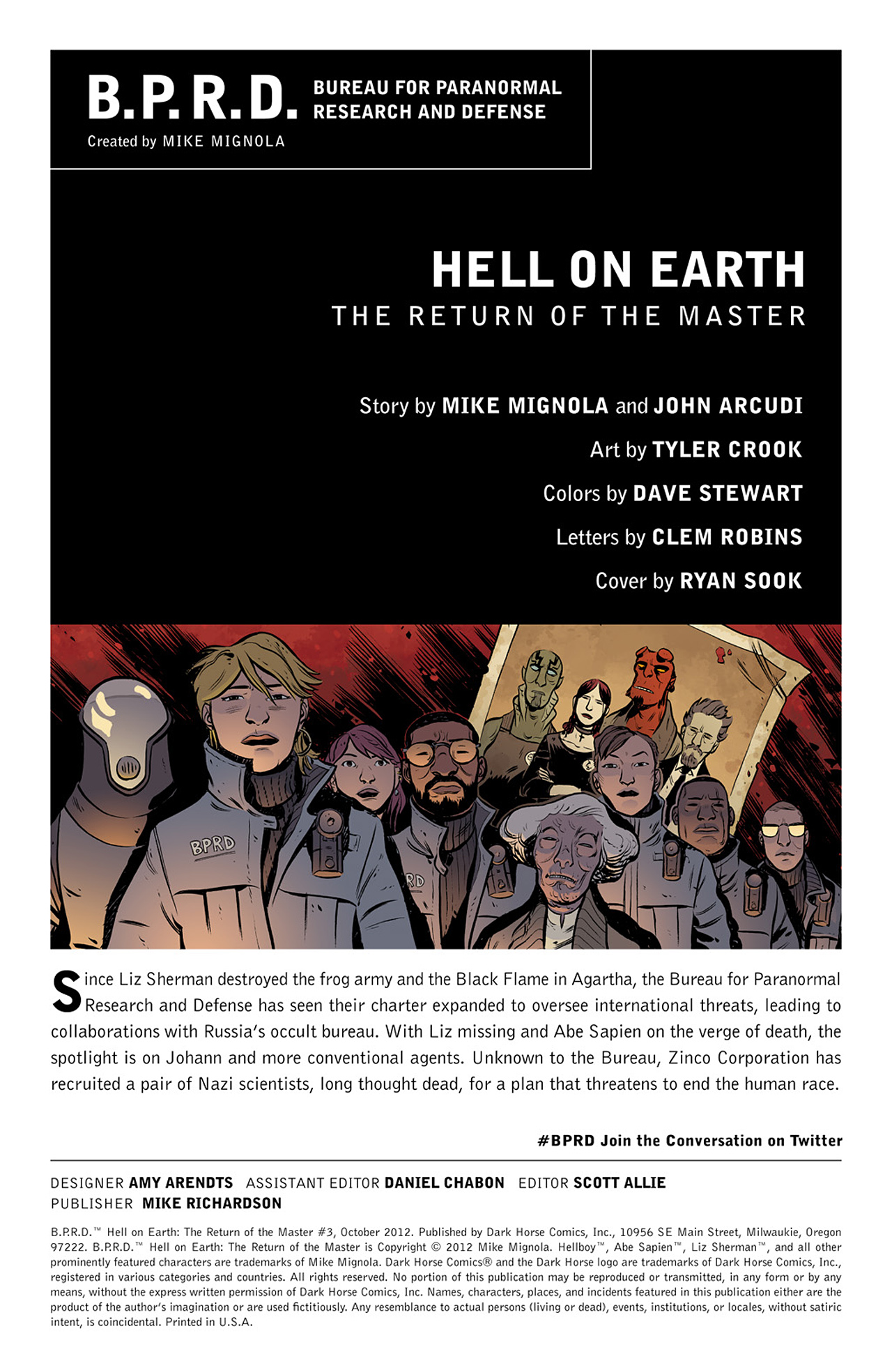 Read online B.P.R.D. Hell on Earth: The Return of the Master comic -  Issue #3 - 2