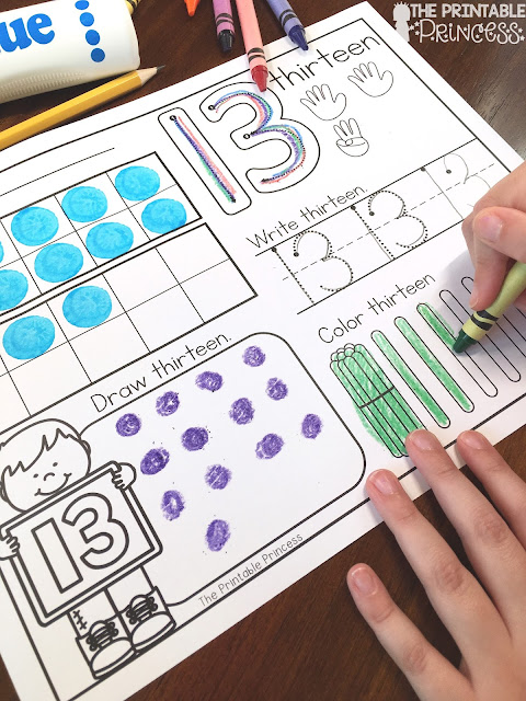 The Printable Princess: Number Sense for Kindergarten
