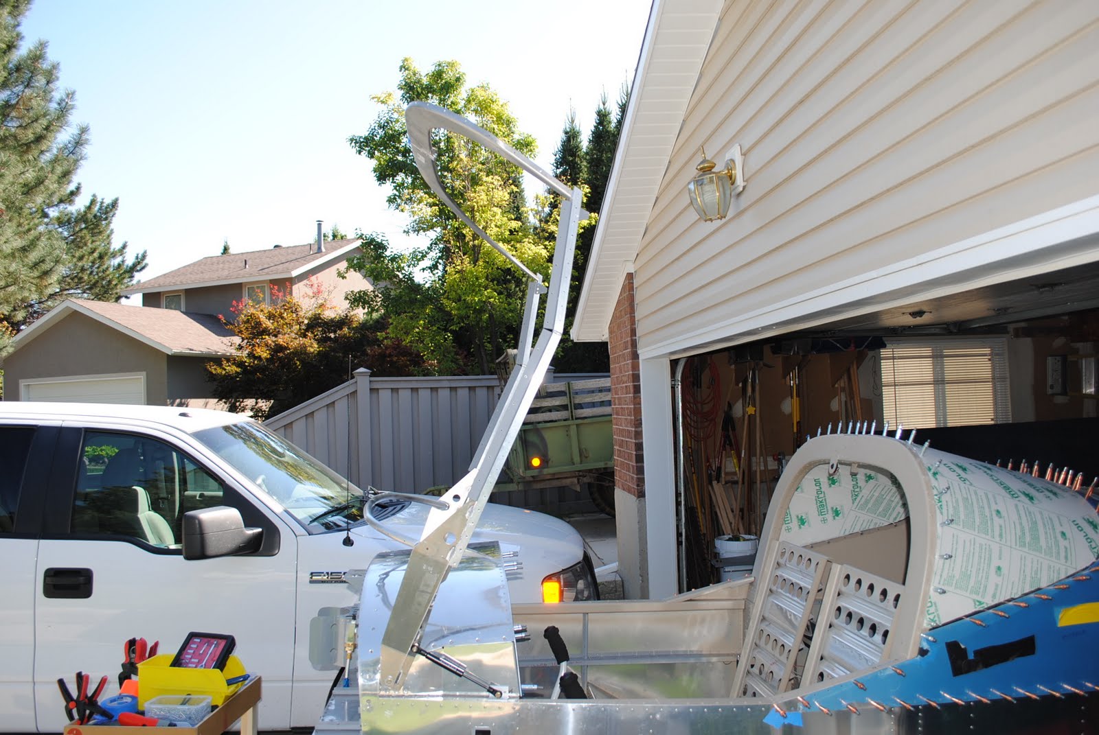 RV12 Builder in Sandy, UT Remove Canopy Frame