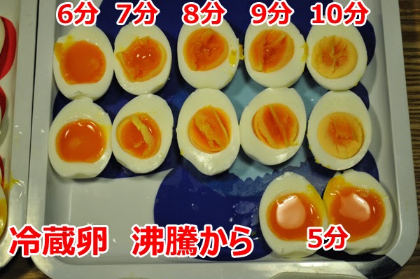 煮 卵 半熟