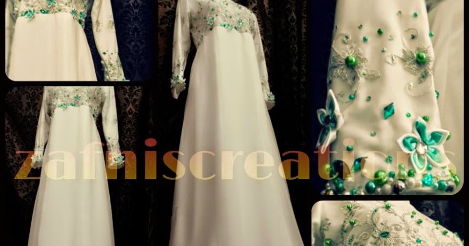 pengantin gemuk berhijab dress kembang