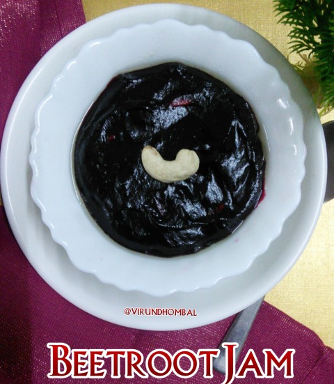 This beetroot jam is a common sweet in Tirunelveli. It is served on plantain leaves at lunch meals for special occasions. Beetroot has very good flavour and texture when its cooked and its natural sweetness makes it perfect for jams. My periyappa (uncle) taught me this tasty jam. The cooking time is very less and you can prepare this jam within 30 minutes. Kids always enjoy colourful sweets, so surprise your kids with this beetroot jam when they returned from the school. Now let's see how to prepare this Beetroot jam with step by step photos.