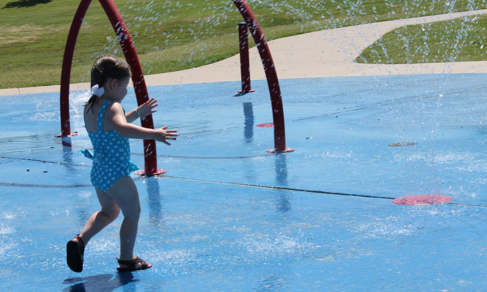 Our Life Together Sprinkler Park Fun