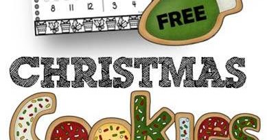 Christmas Cookie Count and Color (PreK / Kindergarten Math Worksheets)