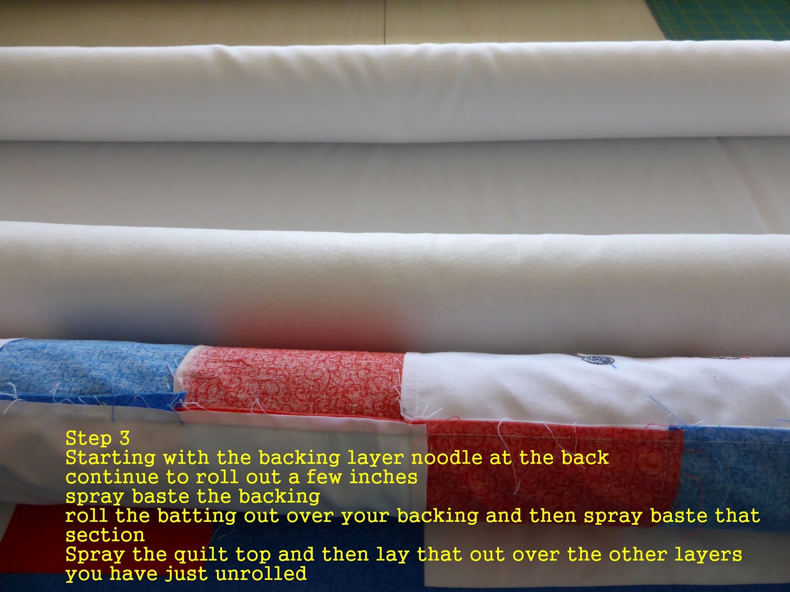 Vicki's Fabric Creations Another new quilt pattern and sandwiching a