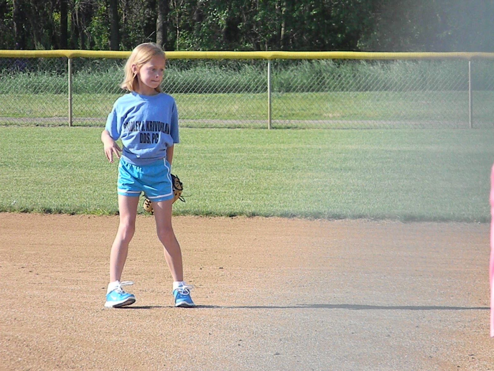 Tutus and ChooChoos Playing Softball