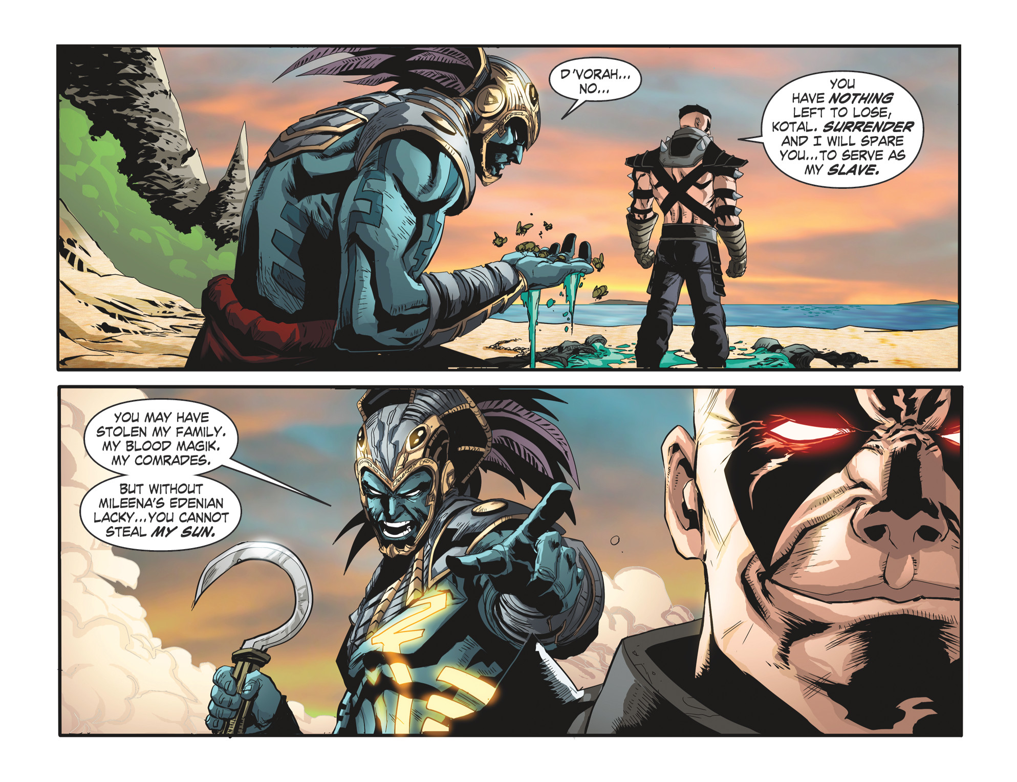 Read online Mortal Kombat X [I] comic -  Issue #25 - 19