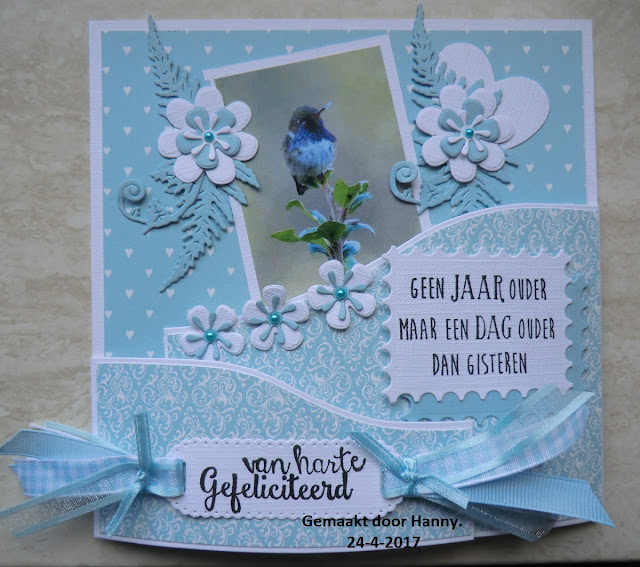 Hanny,s Kaarten Weer een jaar erbij.