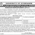 HCU PGCET 2016 Online Application Form Notification