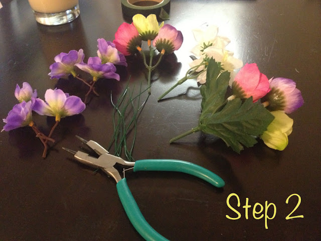 DIY Flower Crown Steps