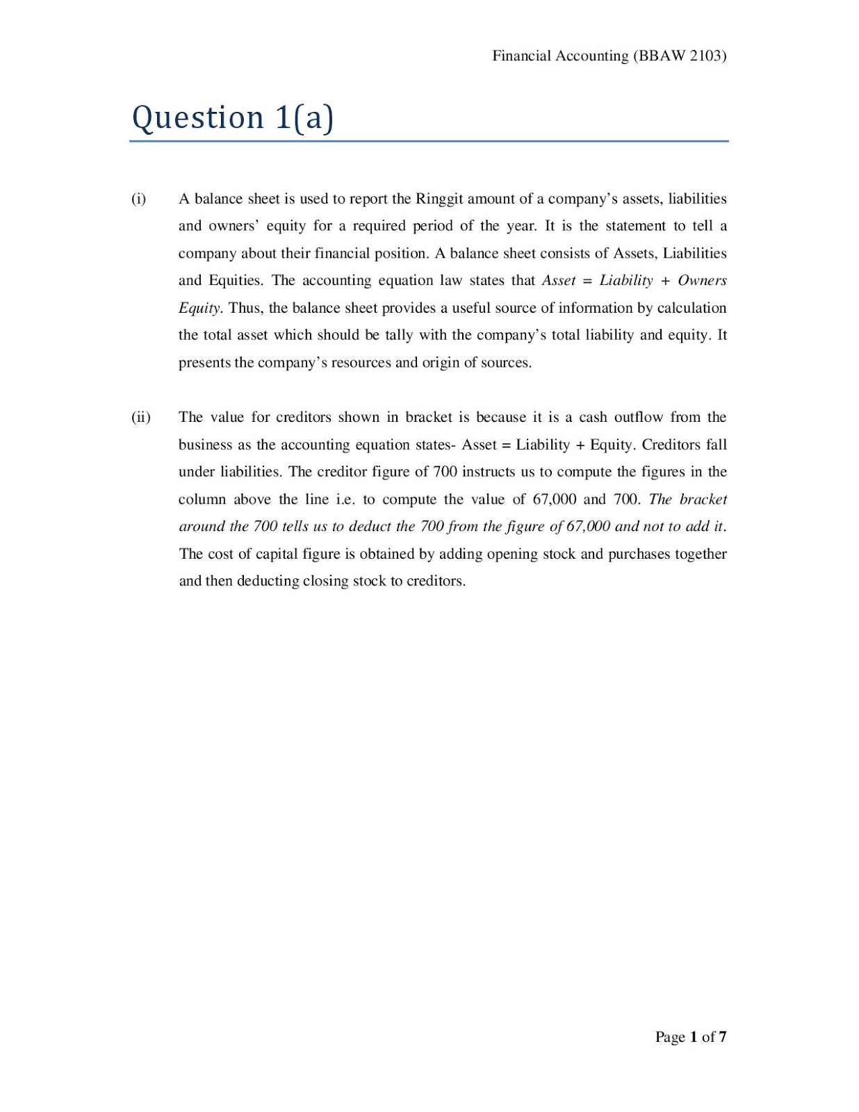 Financial Accounting Upahbuatassignment Penulisan Tugasan Mudah Dan Murah