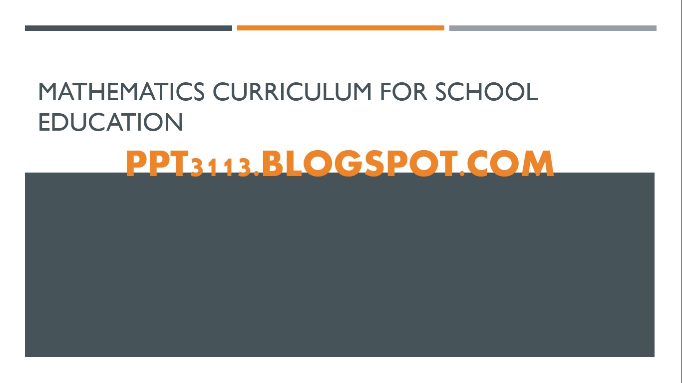 mathematics curriculum in school syllabus powerpoint POWERPOINT PLANNER