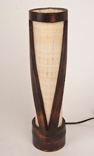 lampu hias dari bambu minimalis