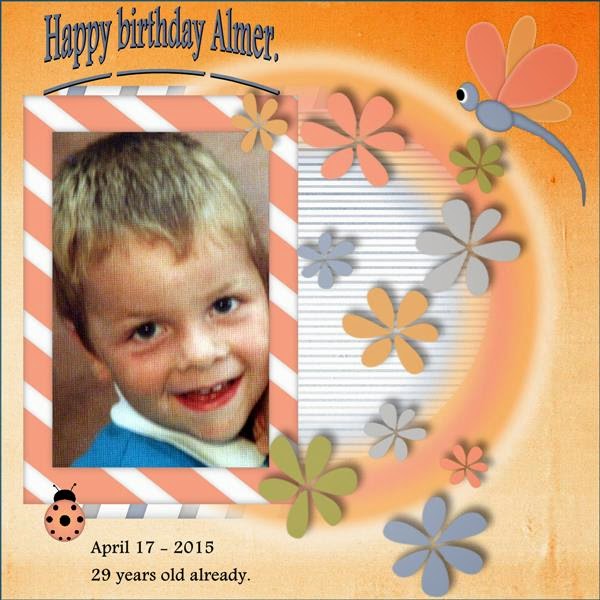 April 2015 - page 2 -  Happy birthday Almer