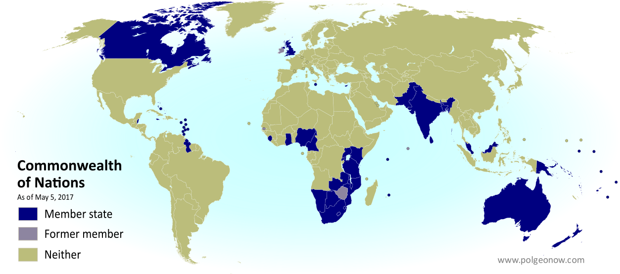 What Are the Commonwealth Countries? Map of the Commonwealth of Nations